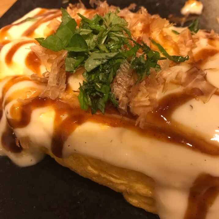 チーズソースのとんぺい焼き！